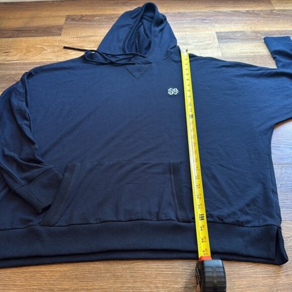 Cutter & Buck Notre Dame Long Sleeve Hoody (Navy & White)(Size: XXXL) EUC - Picture 10 of 16